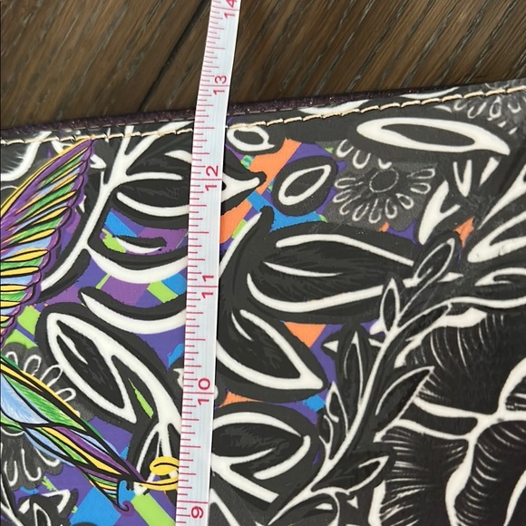 Consuela Black and Blue Tote Bag with Vibrant Design - Picture 9 of 11